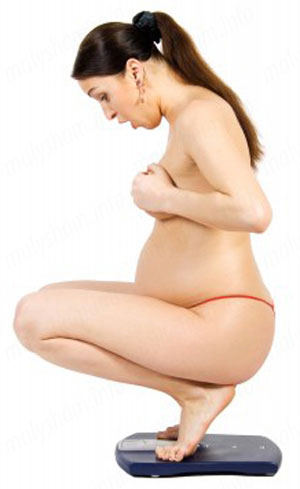 Týdenní přírůstek hmotnosti v těhotenství