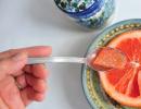 Kaip valgyti greipfrutą, vaisių naudą, kai svorio netekimas