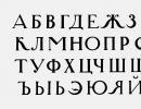 Yandex abeceda v ruštině.  Ruská abeceda.  Dekódování čísla jména